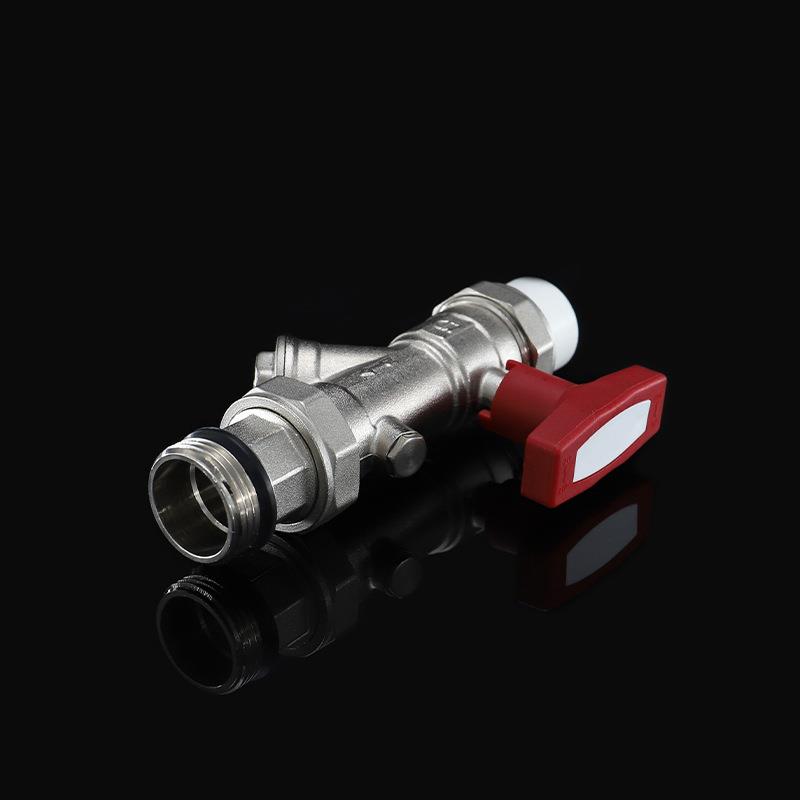 高杆活接水阀中YQ-1191-型多器功能高进杆PPR进水阀地管暖水管分