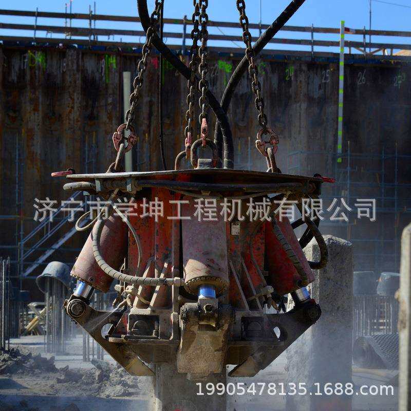 破桩机圆形桩方形桩拔桩设备抗拔桩清理机免人工作业设备