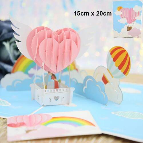 3D Pop UP Love Card for Wife and Girlfriend Gift for Valenti