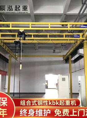 kbk轨道钢性悬挂起重机德马格手拉小车尼悬挂起重机组合式工作