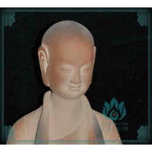 麦积山雕塑 东方微笑 小沙弥 佛像 天水特产 陶艺佛像 中号沙弥