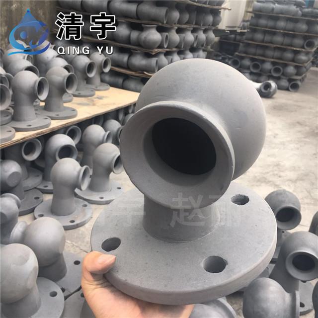 碳化硅涡流喷嘴切向空心锥喷淋塔喷头法兰连接蜗壳喷淋头