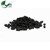 韩研食品工业类脱糖脱色木质柱状活性碳颗粒活性炭厂家批发