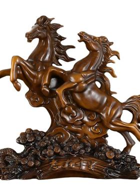 功马件马摆到成财招生肖马办公室店GQR铺乔迁开业工艺礼品