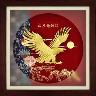 正品金室金箔节节高送领导礼物足女办公摆件男定制升迁高档开 升