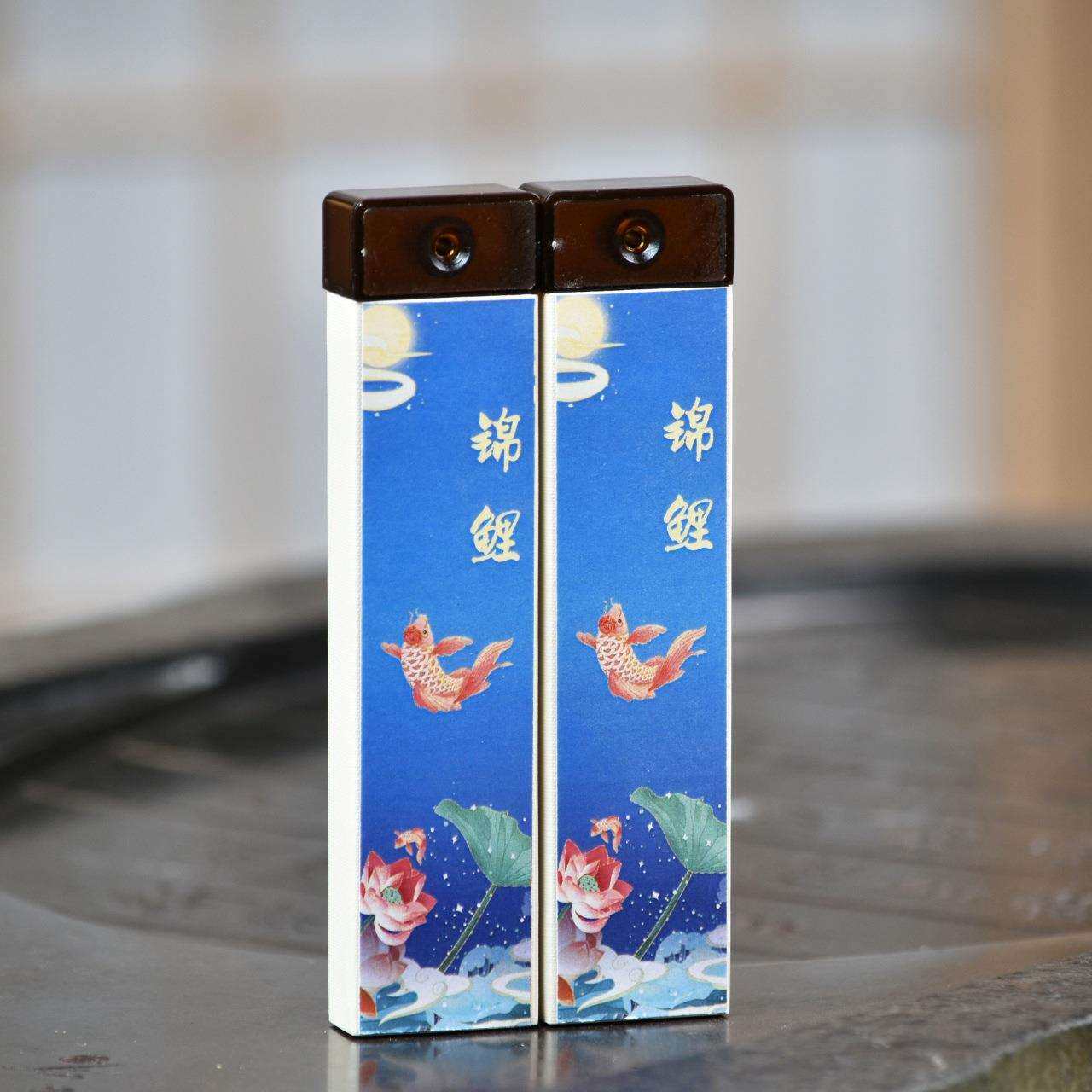 锦鲤创意新中式口袋香便携随身储香熏香一体式香管香插短款线香