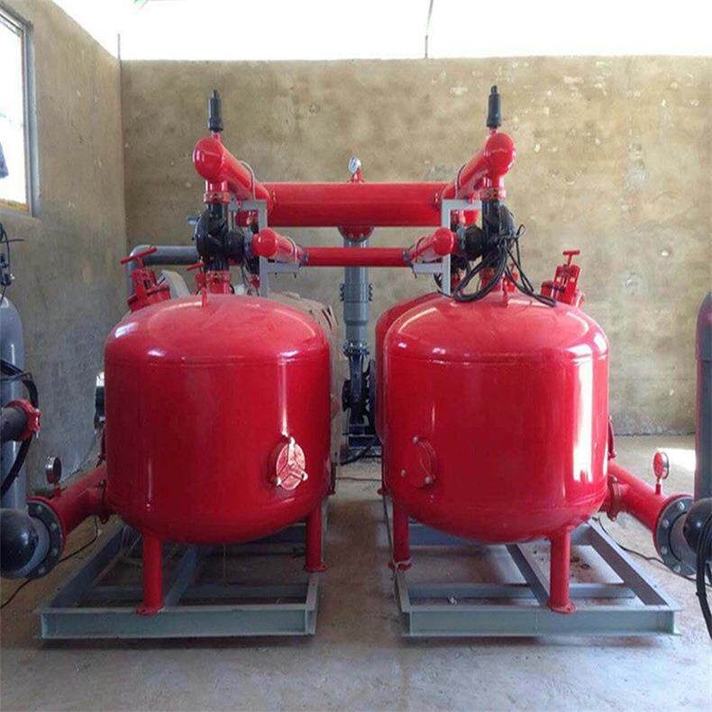 河道取水过滤器 绿化循环用水 砂石自动反冲洗过滤器 灌溉过滤