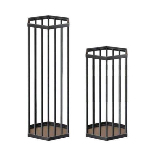 Metal Umbrella Storage Bin Stand Hollow Design Versatile