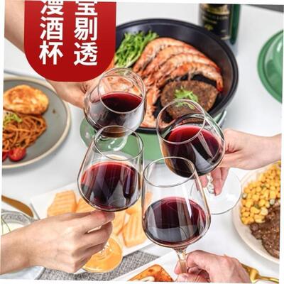 Red wine glass set 6 wine glasses decanter 4goblets for wine