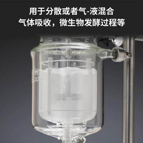 燎工验圆盘涡轮轮桨六叶片叶实室搅拌机头桨叶曝气生物反应KMO发