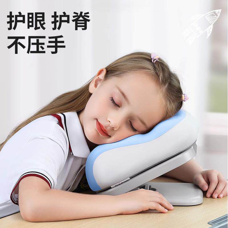 午睡枕小学生午睡趴枕学生教室午休折叠午睡枕多功能可拆卸颈枕