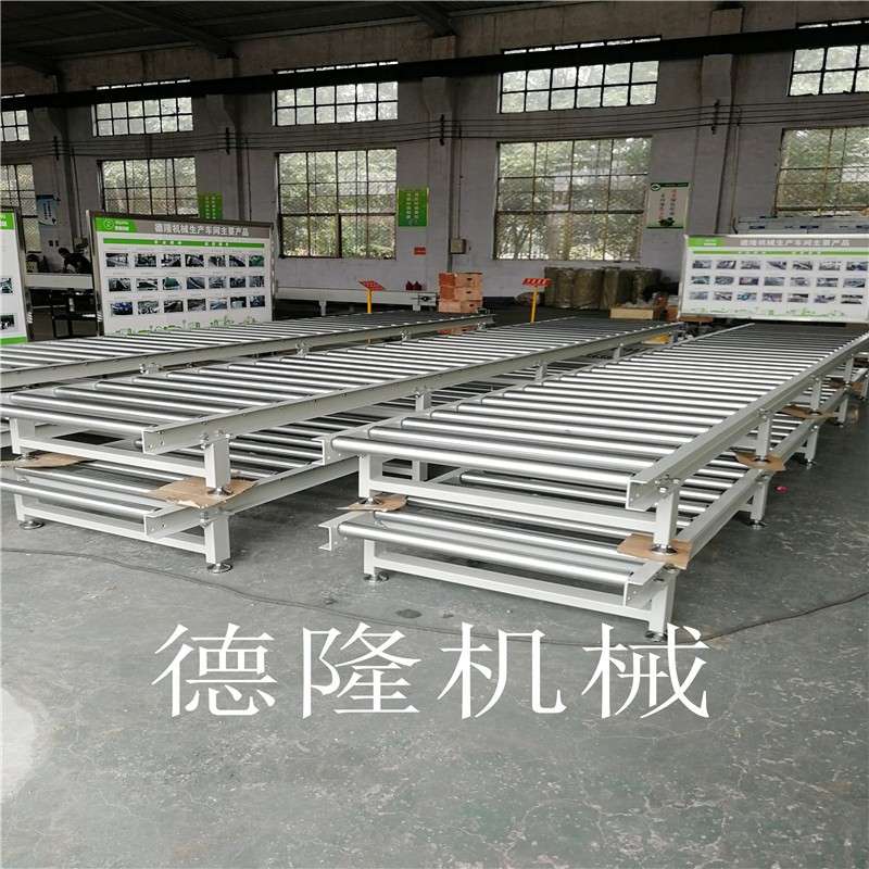 无动力滚筒线流水线镀锌托辊动力滚筒输送线不锈钢滚筒转弯机