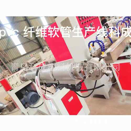 PE管材生产线选用专用HDPE 高效挤出机 螺杆采用带屏障青岛科成