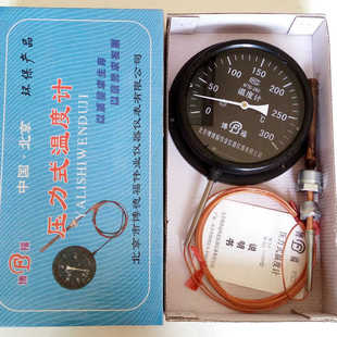 120℃工业 WTZ 温度计0 远传式 指针锅炉温度计5米线 280压力式