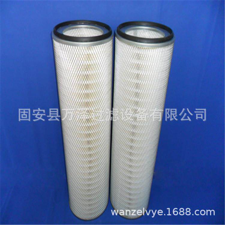 万泽现货供应钢厂外置空压机滤筒配套 DH32100除尘滤芯