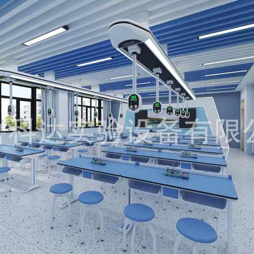 新型物理实验吊装实验室通风实验台实验桌中小学生科学实验桌