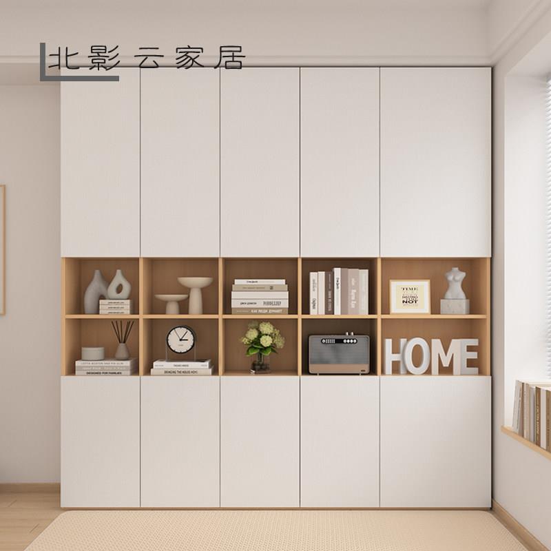 北影现代简约环保板式书柜 支援加玻璃门可客制化大容量书房收纳
