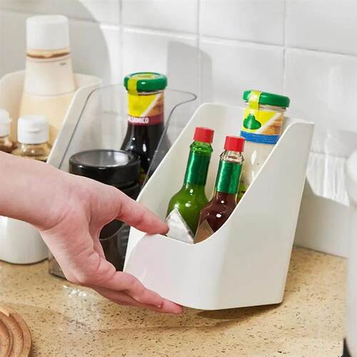 Refrigerator Organizer Bins Fridge Food Sort Storage Box Tra
