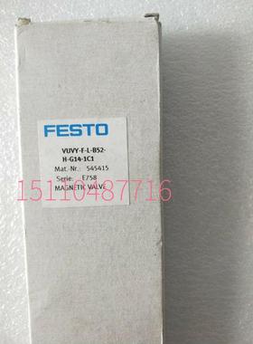 费斯托FESTO 电磁阀 VUVY-F-L-B52-H-G14-1C1 545415 现货