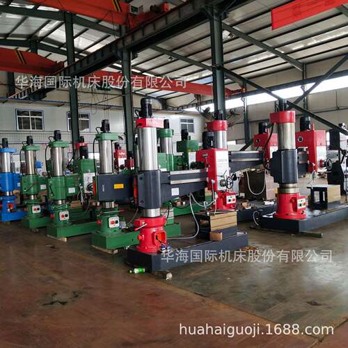 机械锁紧Z050X16摇臂钻床产品性能具备套丝，攻丝，镗孔