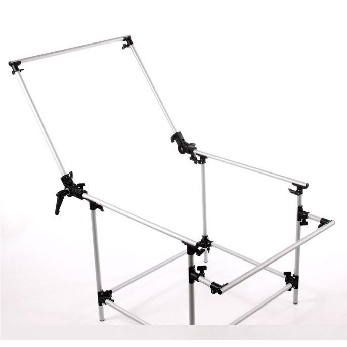 供应摄影材 拍摄台1静器物台60*30750砂磨铝管拍摄台