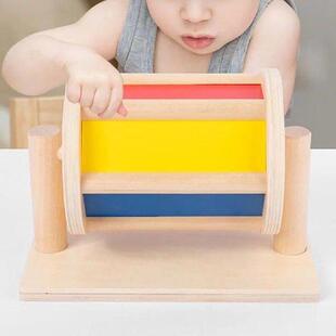 Baby Roller Spinning Rainbow Drum Parent-children