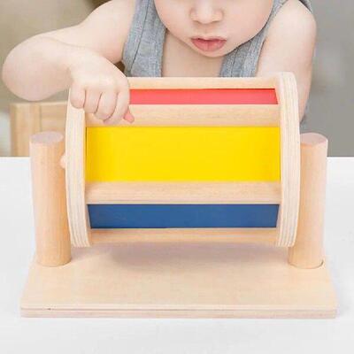 Baby Roller Spinning Rainbow Drum Parent-children