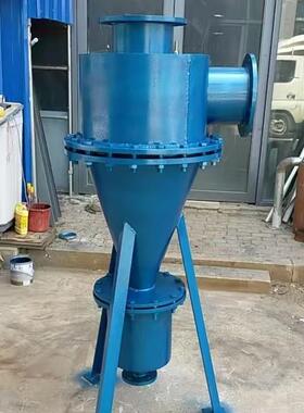 水源热泵旋流除砂器可拆卸衬胶除污器地下井水滴灌离心式过滤器