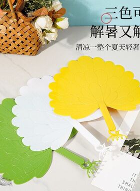 新款孔雀羽毛扇 夏天凉快耐用大号手摇扇 加厚防摔户外可携式工艺