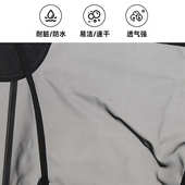 户外网纱折叠月亮椅全铝支架低背网纱透气折叠休闲桌椅直销