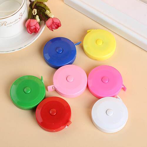 Wholesale plastic shell new material measuring tape, candy-c
