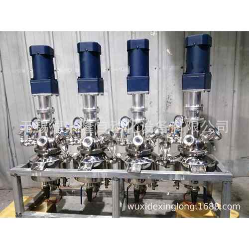 不锈钢实验室反应釜小型机械密封双层电加热容器内压力3公斤Y