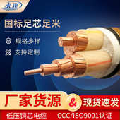 yjv22铠装 芯压铜芯厂家电线电缆电缆电力电缆铜多芯绝缘中低电缆