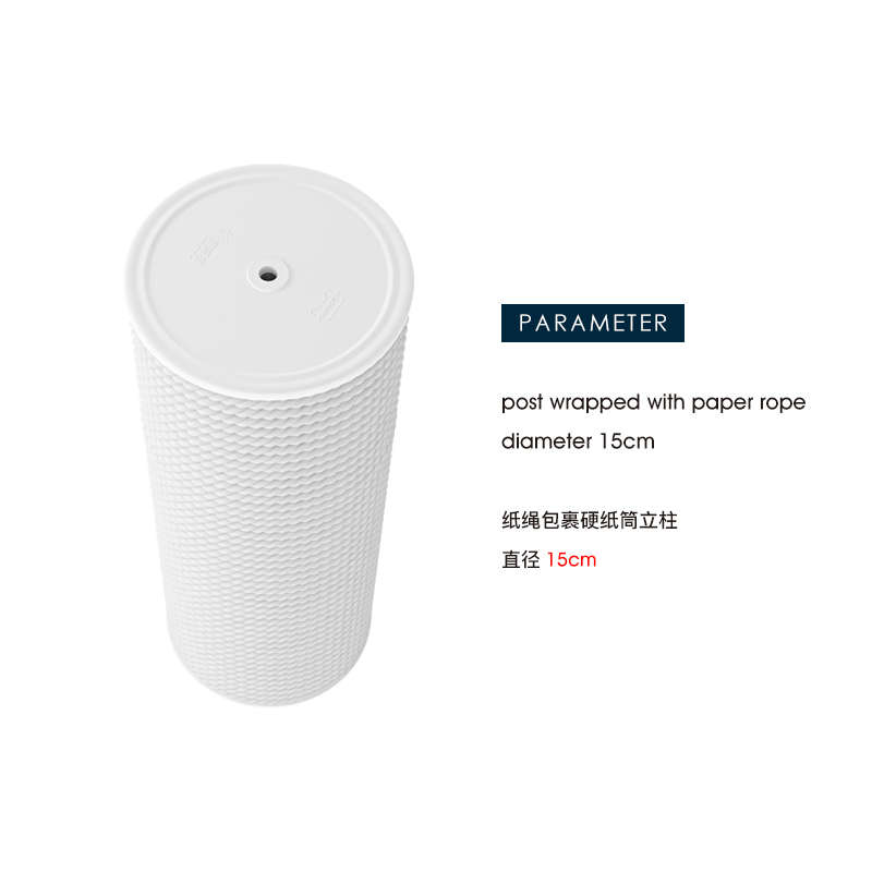 蜜罐猫爬架配件 纸绳缠绕硬纸筒立柱 直径15cm