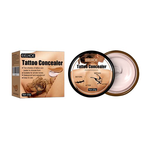 EELHOE Tattoo Concealer, Dual-Color Invisible Tattoo Cover-u