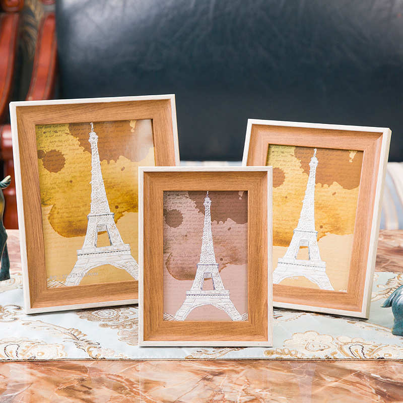 创意美式简约相框摆台画框6寸7寸8寸10寸12寸影楼公司礼品批发