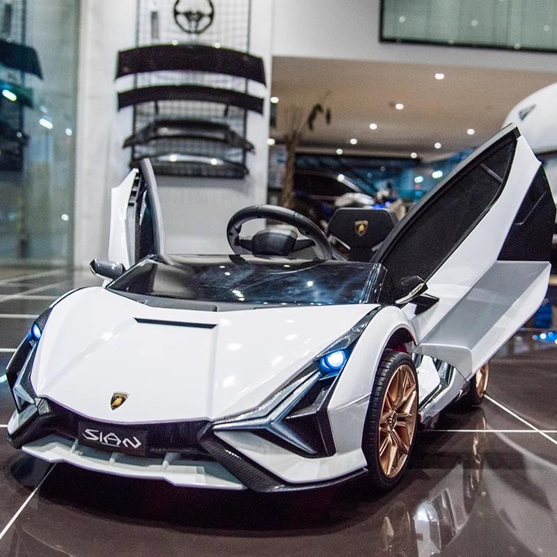 正品兰博尼儿童电动车四轮带遥控汽基车宝童宝玩具车坐人可男女小