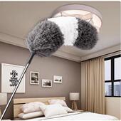 鸡毛掸子家用除尘打扫天花板静电吸附可伸缩除尘掸