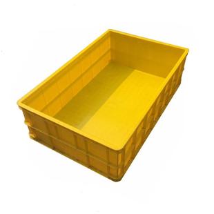 如顺加大号厚黄色塑料周转箱1米大水号胶箱长方塑形养殖TRI箱仓储