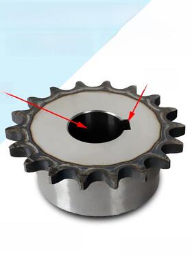 定制加工三点炼轮收集炼齿轮碳钢06B工作台轮凸10齿11/12/13/45/6