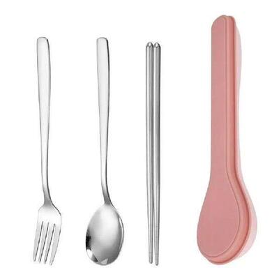 Durable 410 Stainless Steel Cutlery Set Korean Style with