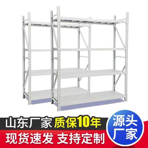 仓库多层货架轻型中型快递货架五金仓库家用落地置物架仓储货架