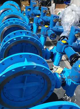 DN450隔爆矿用一体式电动蝶阀WSD941X-16有开关型/调节型/RS485