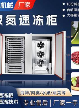 水饺混沌液氮式速冻柜全自动多功能柜式速冻机小型液氮速冻设备