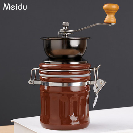咖啡豆研磨器陶瓷手摇磨豆机手磨咖啡机家用小型磨粉机器具磨豆器