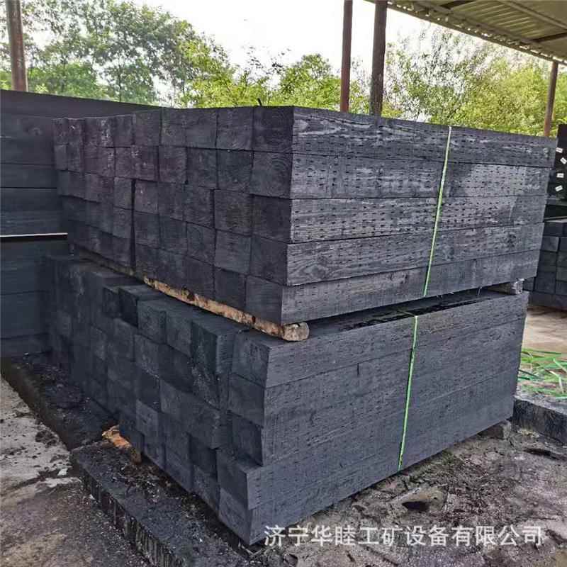 枕木铁路矿用油浸木头轨枕道路枕防腐松木柳木道岔垫木各种尺寸