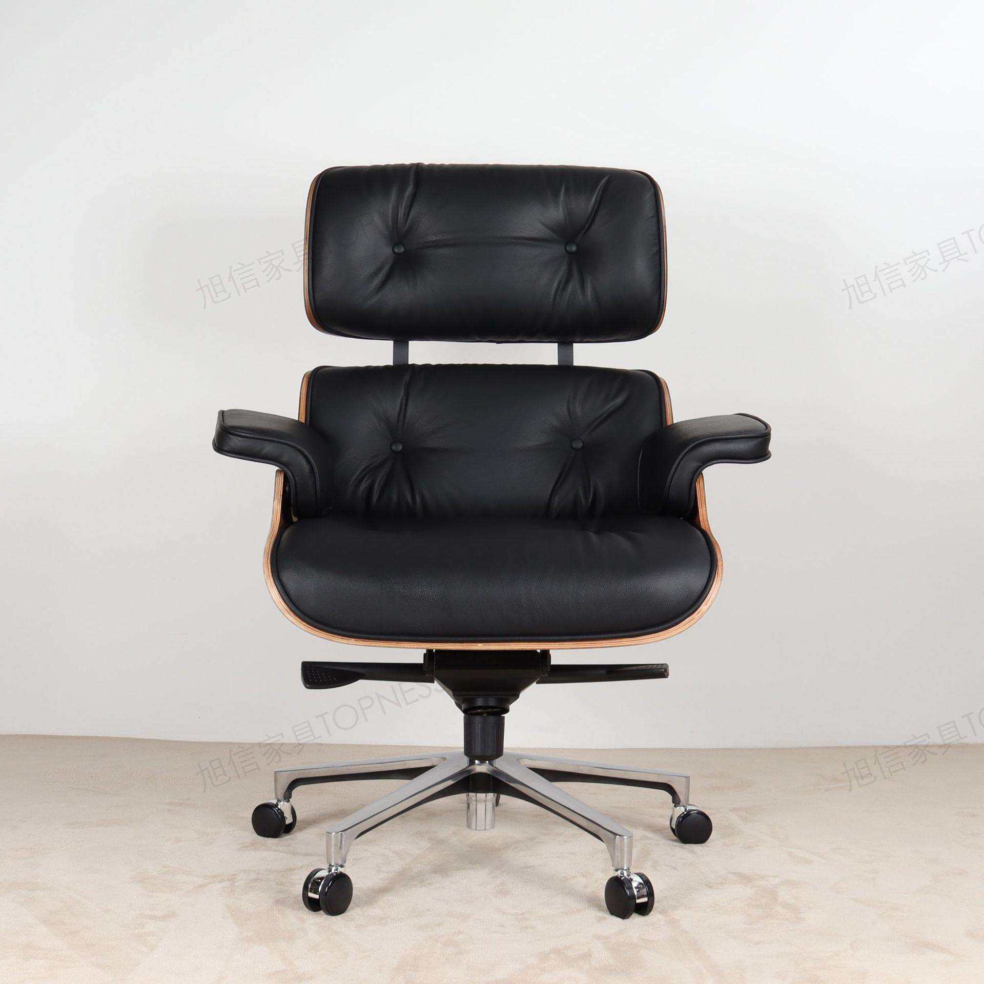 旭信带脚踏办公椅老板椅子伊姆斯升降轮子大气舒适午休躺椅办公椅