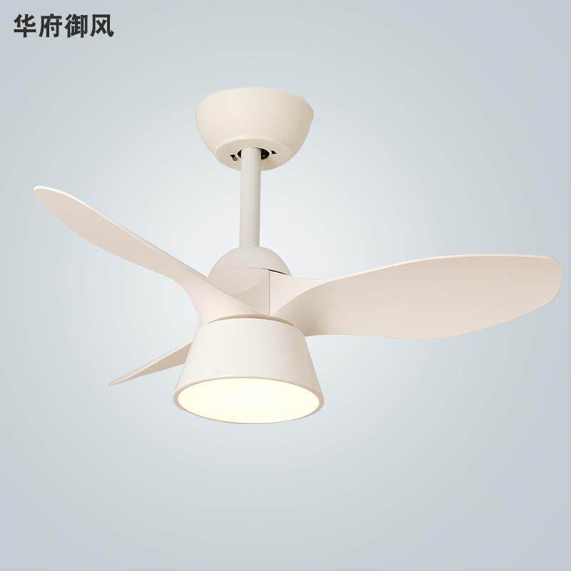 卧室风扇灯变频迷你超薄吸顶风扇灯变频吊扇灯跨境家用一体吊灯