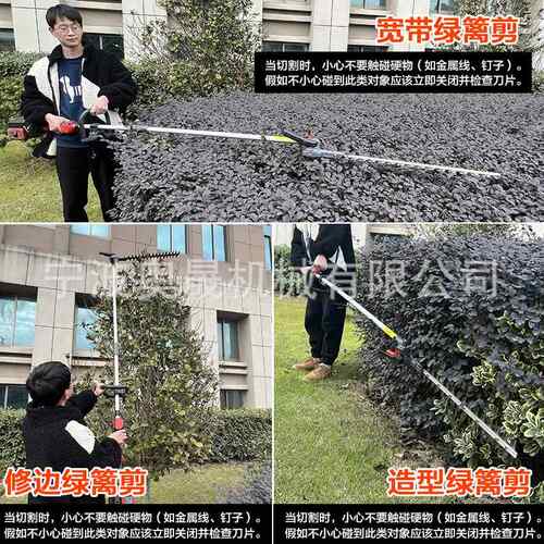 锂电功能割草机GQO，园林式绿化电多动枝剪，高多功能充电高枝锯