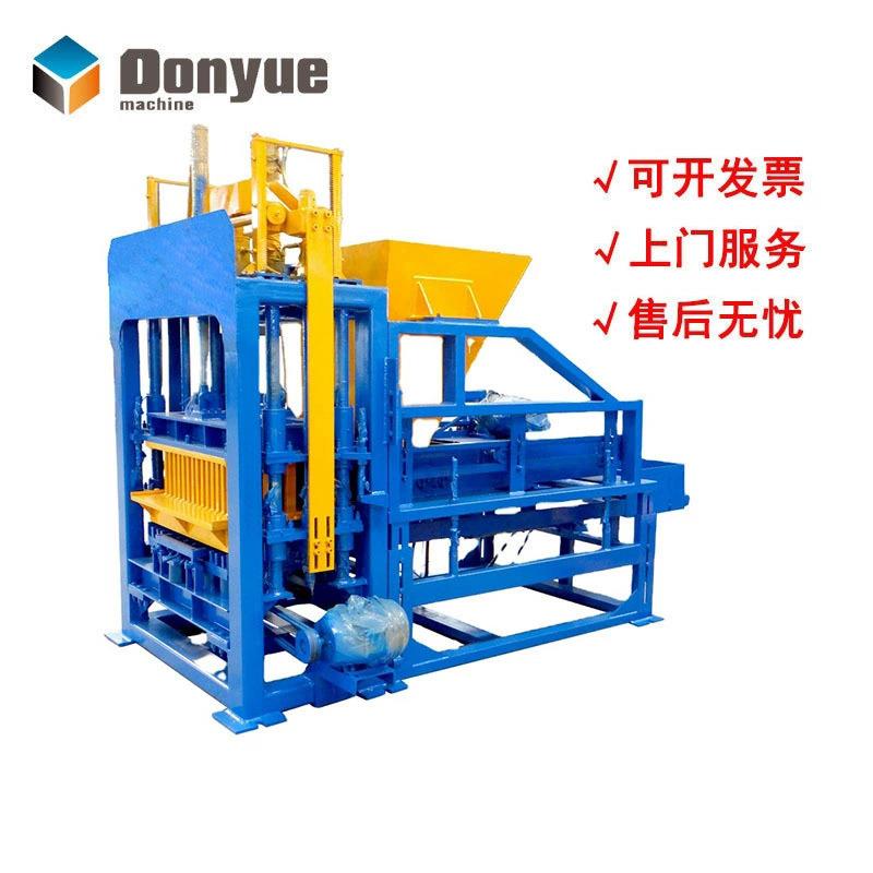 QT4-15型全自动混凝土砌块成型机液压砖机振动加压水泥制砖设备